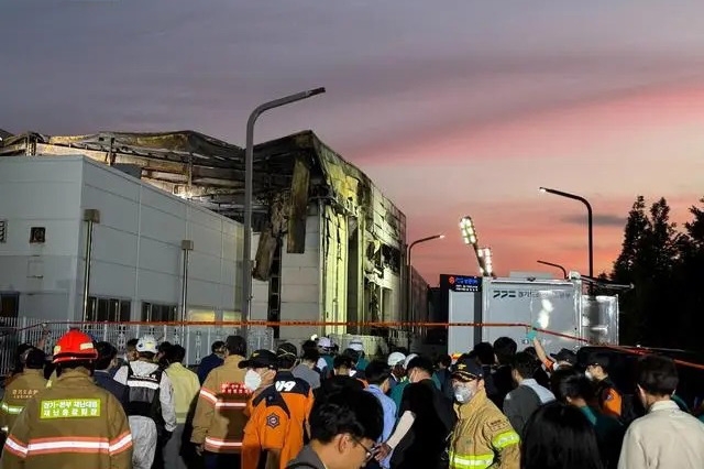 韓國最嚴重化工廠事故?一電池廠起火!初判17名中國公民遇難