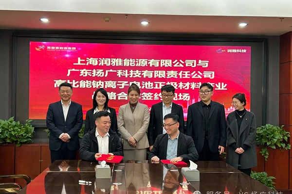 10億元！年產6萬噸！這一鈉離子電池正極材料項目簽約