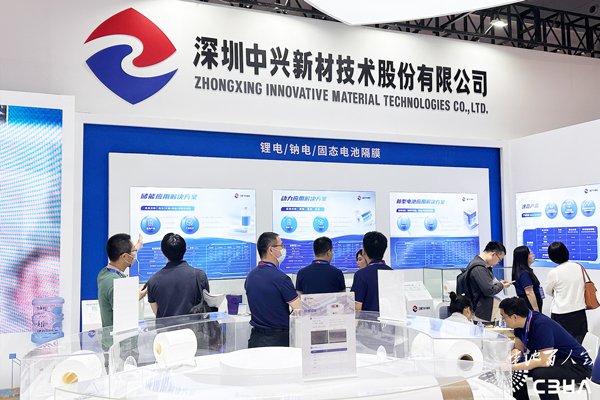 開發(fā)適配固態(tài)/半固態(tài)電池隔膜技術 中興新材亮相CIBF 2025