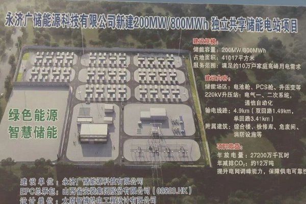 總投資8億元！山西永濟這一獨立共享儲能電站項目三季度投運