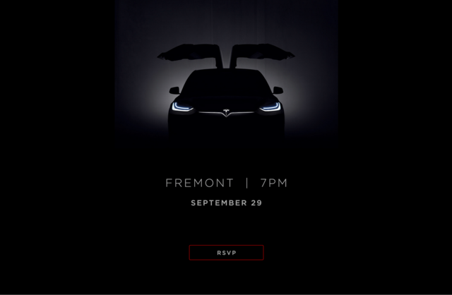 特斯拉的新車終于要來了 9月29日推新版Model X 特斯拉的新車終于要來了 9月29日推新版Model X