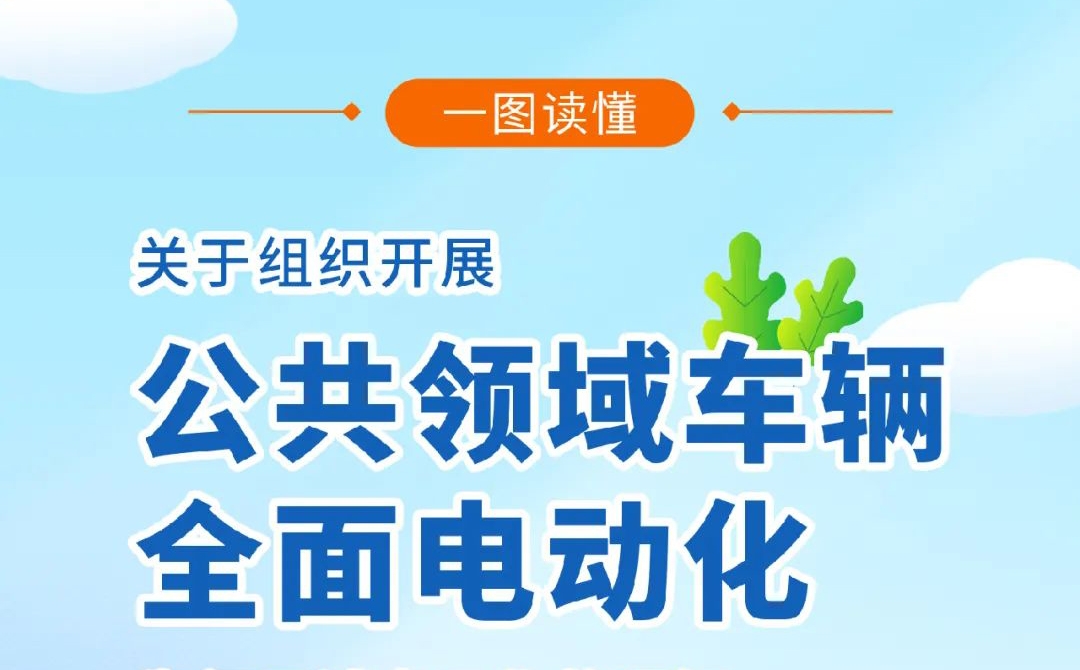 一圖讀懂《關于組織開展公共領域車輛全面電動化先行區試點工作的通知》