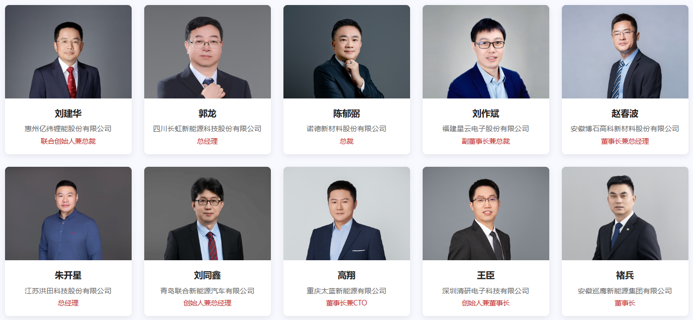 第15屆（2025年）中國電池新能源行業年度人物