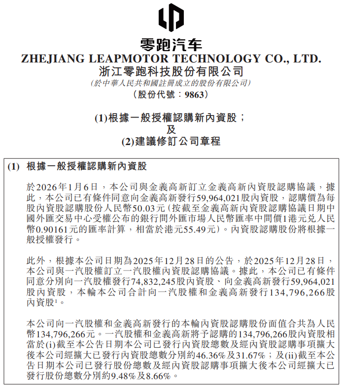 圖片來源：零跑汽車