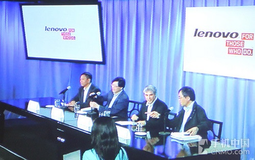 聯想收購摩托羅拉移動媒體溝通會現場