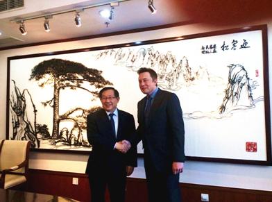 科技部部長萬鋼會見埃隆?馬斯克