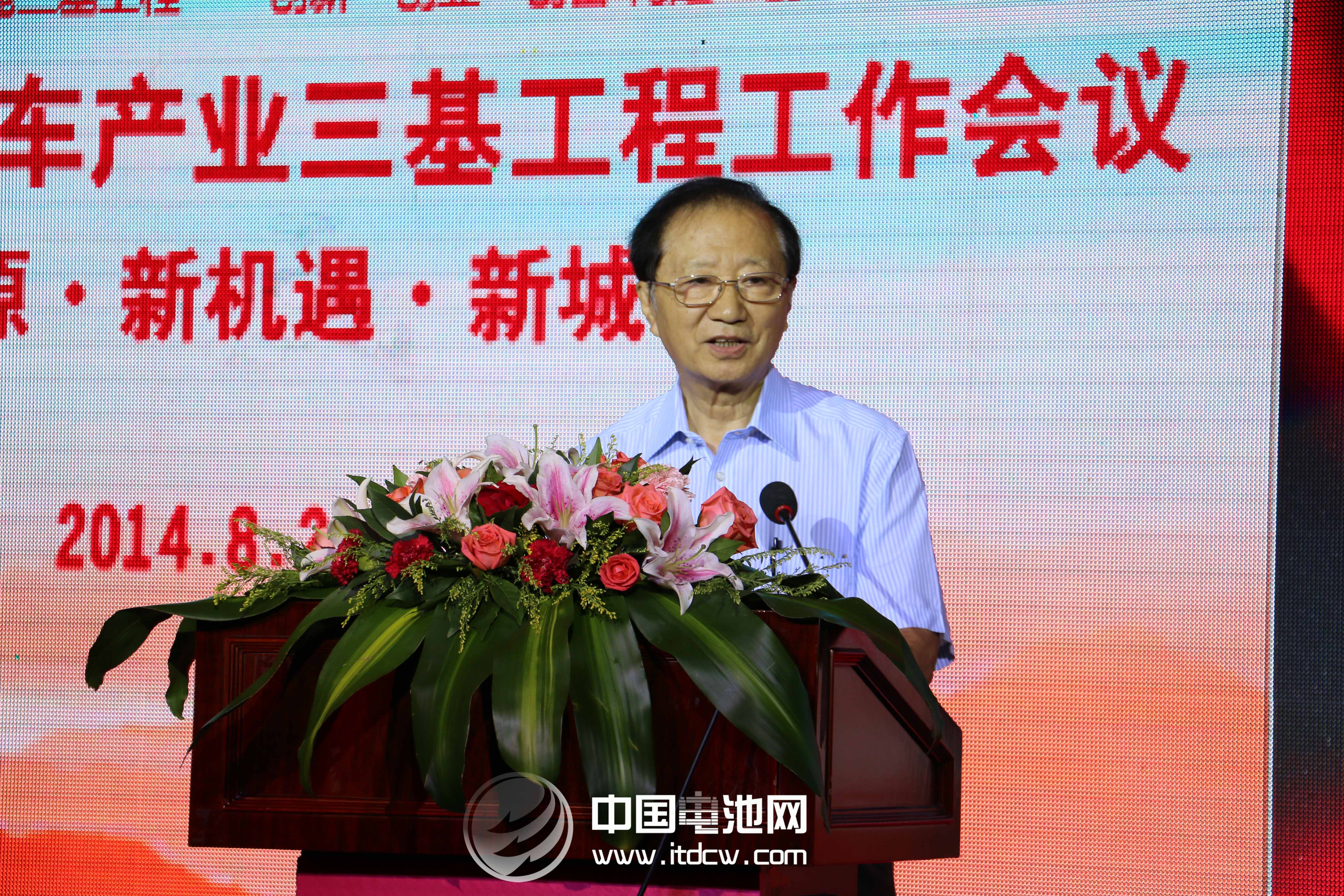 陳清泰出席中國新能源汽車產業(yè)三基工程工作會議