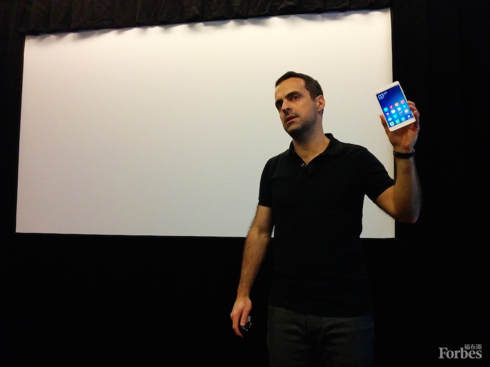 中國(guó)智能手機(jī)制造商小米國(guó)際業(yè)務(wù)副總裁雨果?巴拉 中國(guó)智能手機(jī)制造商小米國(guó)際業(yè)務(wù)副總裁雨果?巴拉