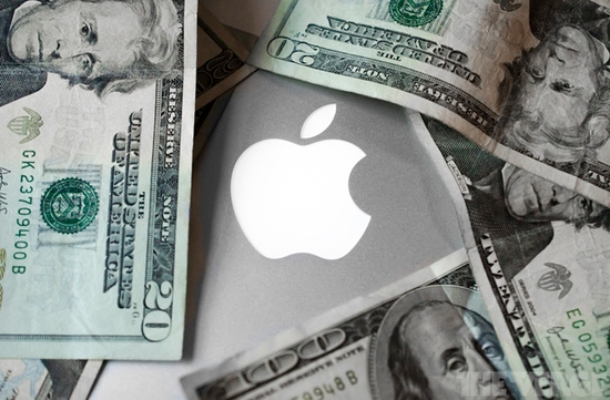 蘋果市值突破7600億美元 超第2名?？松梨?倍