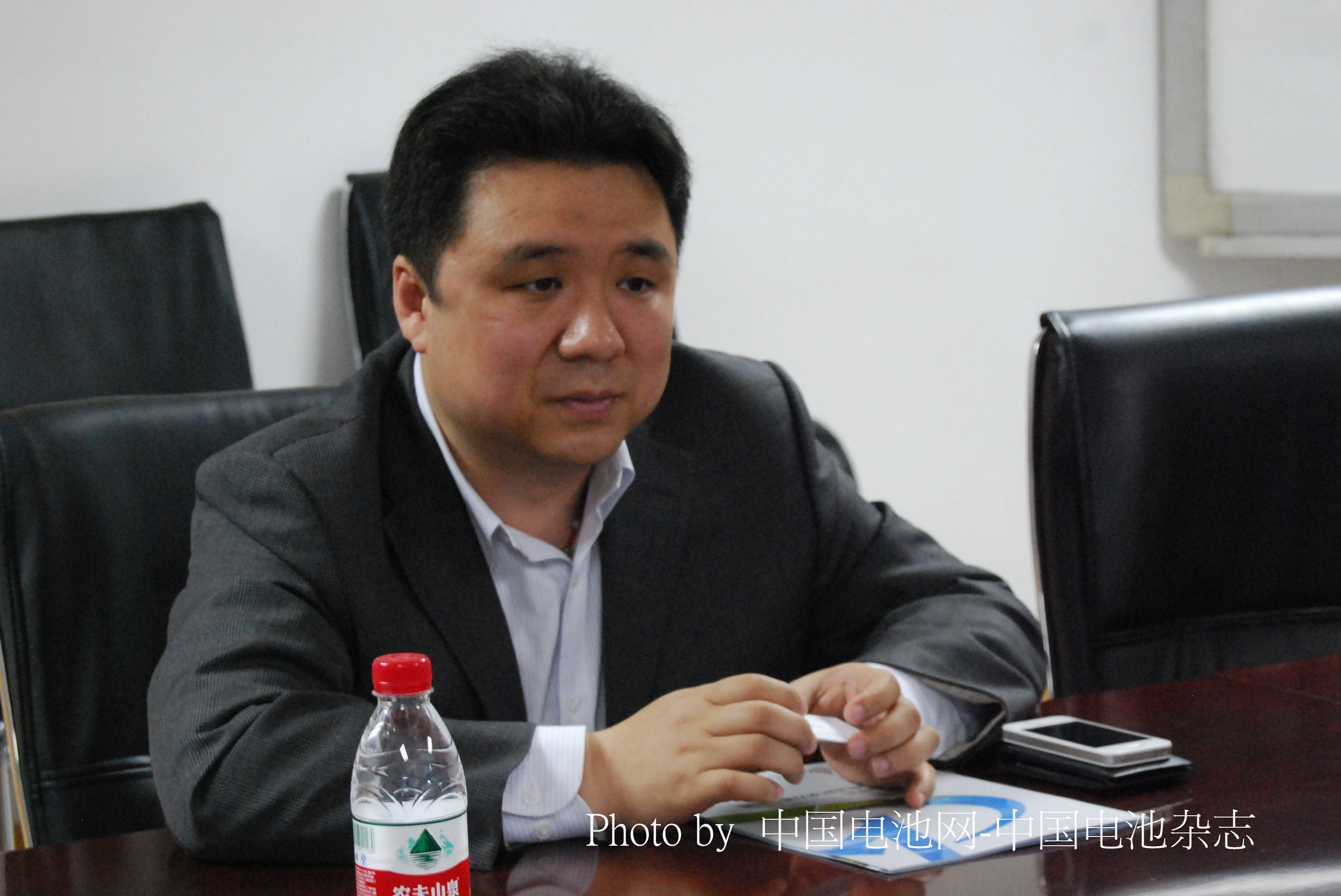 環(huán)宇集團總裁 程志杰 中國電池網資料圖片 環(huán)宇集團總裁 程志杰 中國電池網資料圖片