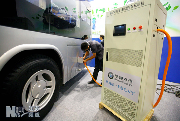 江蘇省13個省轄市合力推廣新能源汽車 2015年目標1萬輛
