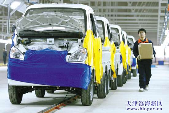 天津在郵政領域推廣使用新能源汽車 2015年力爭破千輛 天津在郵政領域推廣使用新能源汽車 2015年力爭破千輛