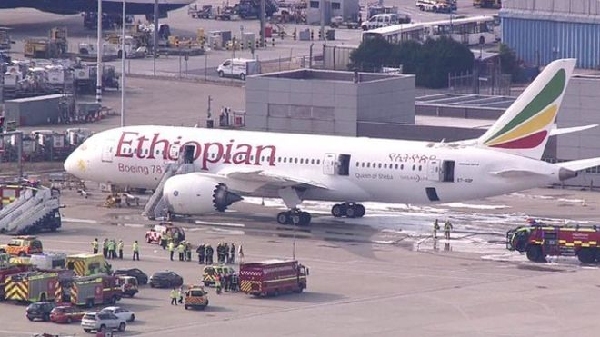 路透社：埃航787起火因飛機內(nèi)鋰金屬電池短路