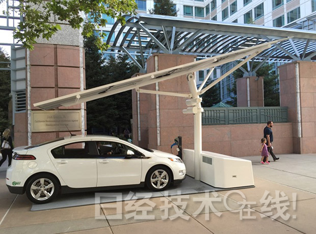 為EV進(jìn)行100％可再生能源充電 全球首個(gè)可移動的獨(dú)立型太陽能車棚