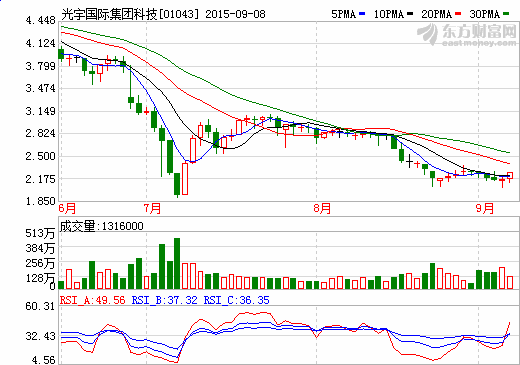 光宇國際上半年賺2016萬元 同比下降26.2% 不派息