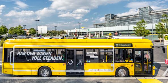 德國(guó)柏林市204路無(wú)線充電巴士