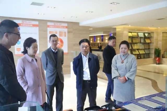 長沙先導投資控股董事長劉繼雄一行考察巨星集團