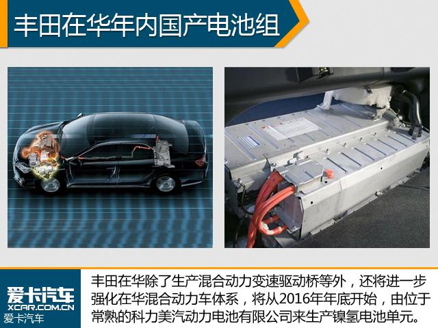 豐田在華加碼混合動力 年內國產電池組