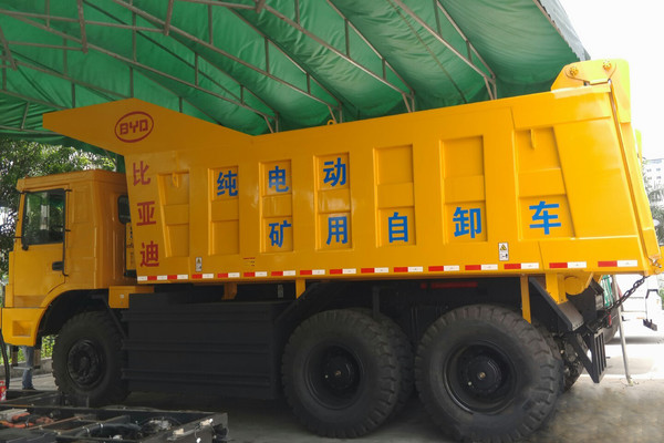 投資25億元 比亞迪電動礦用車即將下線 投資25億元 比亞迪電動礦用車即將下線