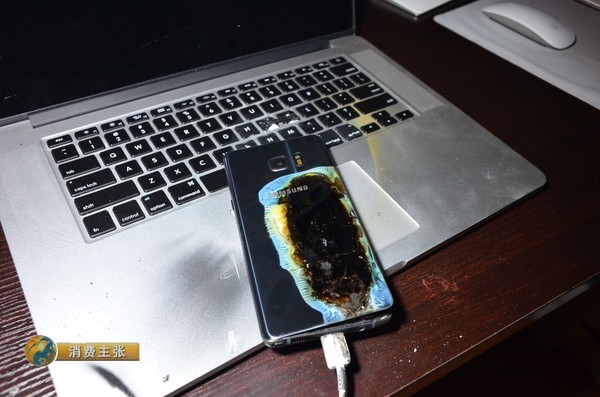 央視曝光：國(guó)行爆炸Note7檢測(cè)報(bào)告 是電池自燃非外部加熱