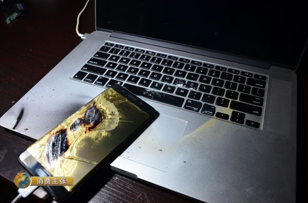 央視曝光：國(guó)行爆炸Note7檢測(cè)報(bào)告 是電池自燃非外部加熱