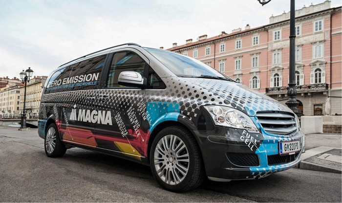 麥格納研發(fā)長(zhǎng)續(xù)航氫燃料電動(dòng)車(chē) 邊行駛邊充電 麥格納研發(fā)長(zhǎng)續(xù)航氫燃料電動(dòng)車(chē) 邊行駛邊充電