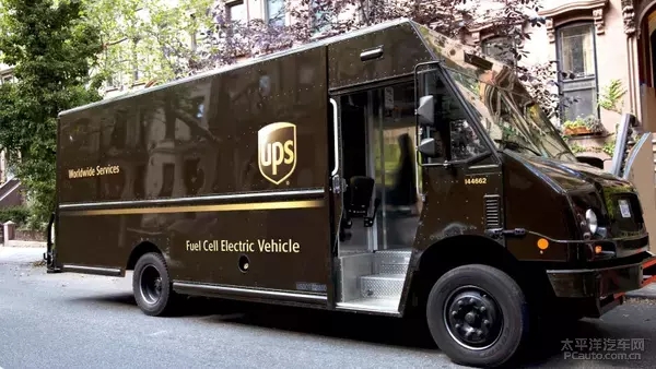 UPS快遞投放氫燃料電池物流車 續航200km UPS快遞投放氫燃料電池物流車 續航200km