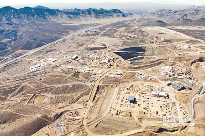 中國樂山盛和稀土公司與海外投資企業共同買下美國唯一稀土供應來源派斯山（Mountain Pass）稀土礦。（摘自網路）