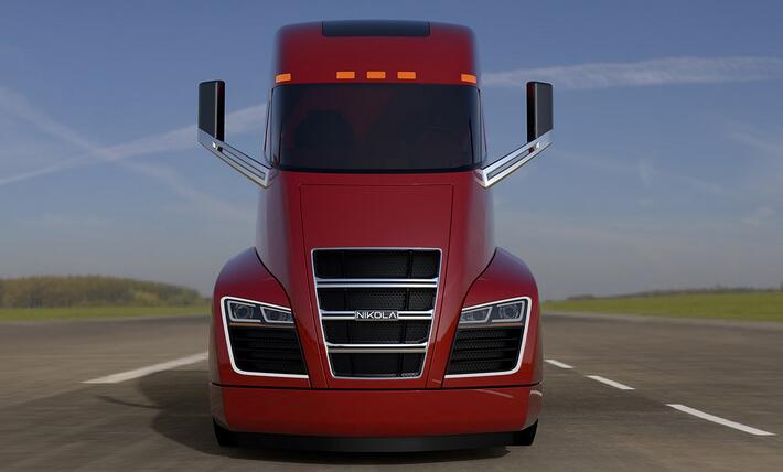 NikolaOne氫燃料長(zhǎng)頭卡車2020年開(kāi)始發(fā)售