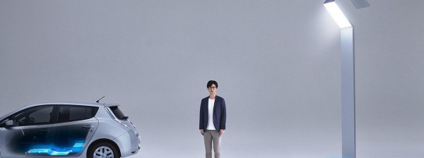 日產發布新款街燈 利用廢舊電池及太陽能供電 日產發布新款街燈 利用廢舊電池及太陽能供電