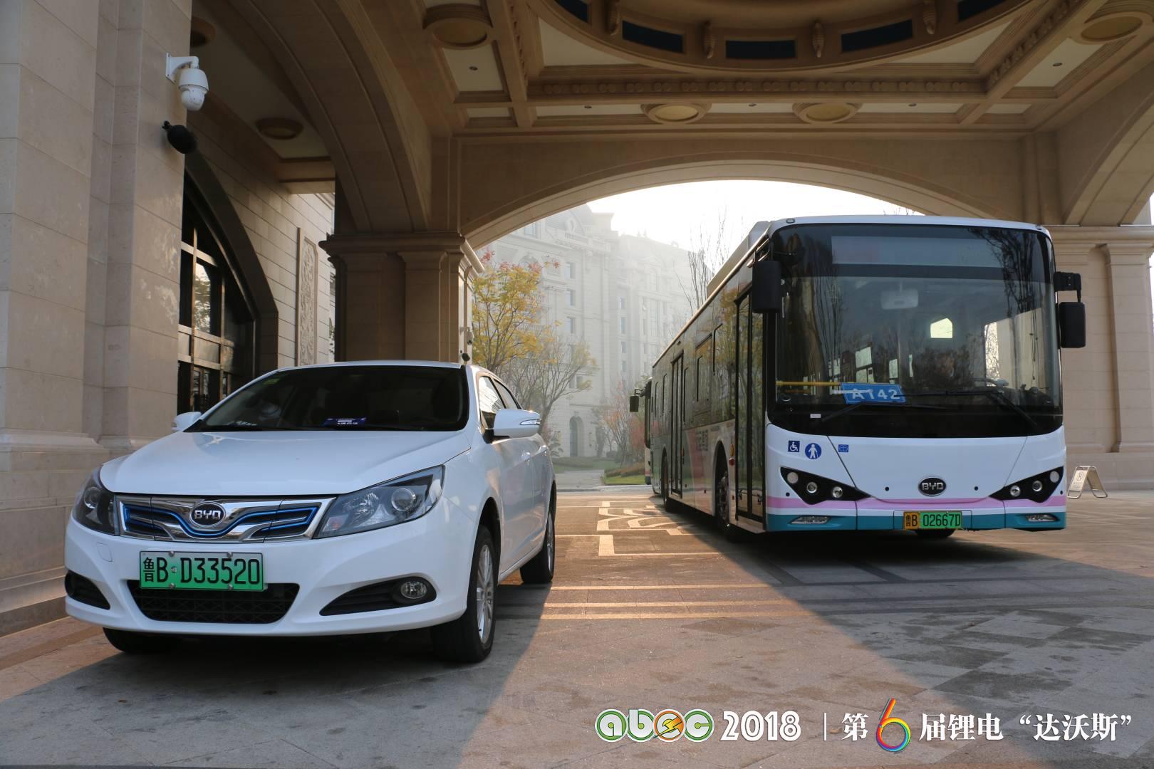 比亞迪助力ABEC2018|鋰電“達(dá)沃斯”組委會圓滿完成接送嘉賓任務(wù)
