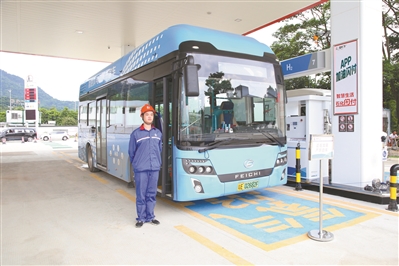 全國首座油氫合建站啟用 日加氫能力達到500kg 全國首座油氫合建站啟用 日加氫能力達到500kg