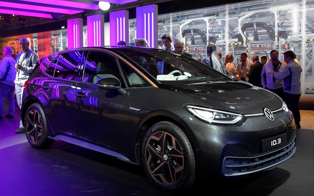大眾集團ID.3電動車舉行投產儀式 德國總理默克爾出席