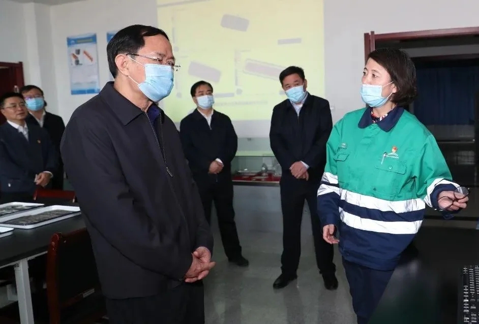 甘肅省政協黨組書記、主席歐陽堅到金川集團調研