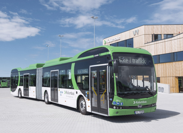 交付Vy巴士公司的比亞迪18米純電動鉸接大巴