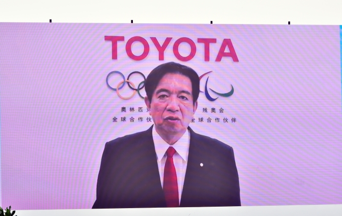 豐田汽車執(zhí)行董事、中國本部長上田達郎視頻致辭