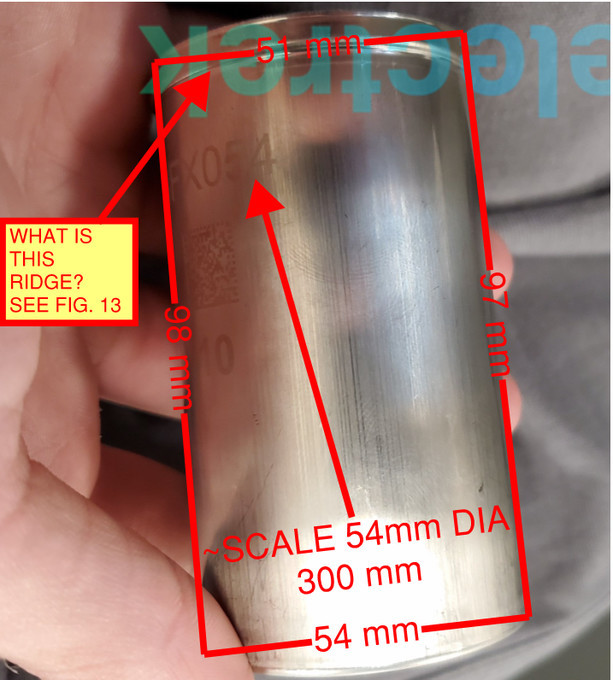 網(wǎng)絡(luò)曝光的特斯拉Roadrunner電池芯諜照