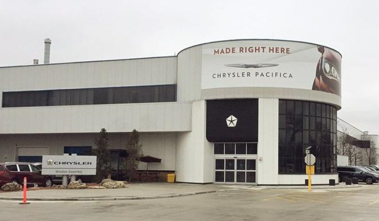 圖注:FCA溫莎組裝工廠 圖注:FCA溫莎組裝工廠