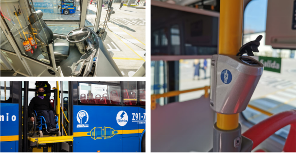 司機駕駛安全包圍、殘疾人士上下車輔助系統，及手機充電USB接口等人性化配置