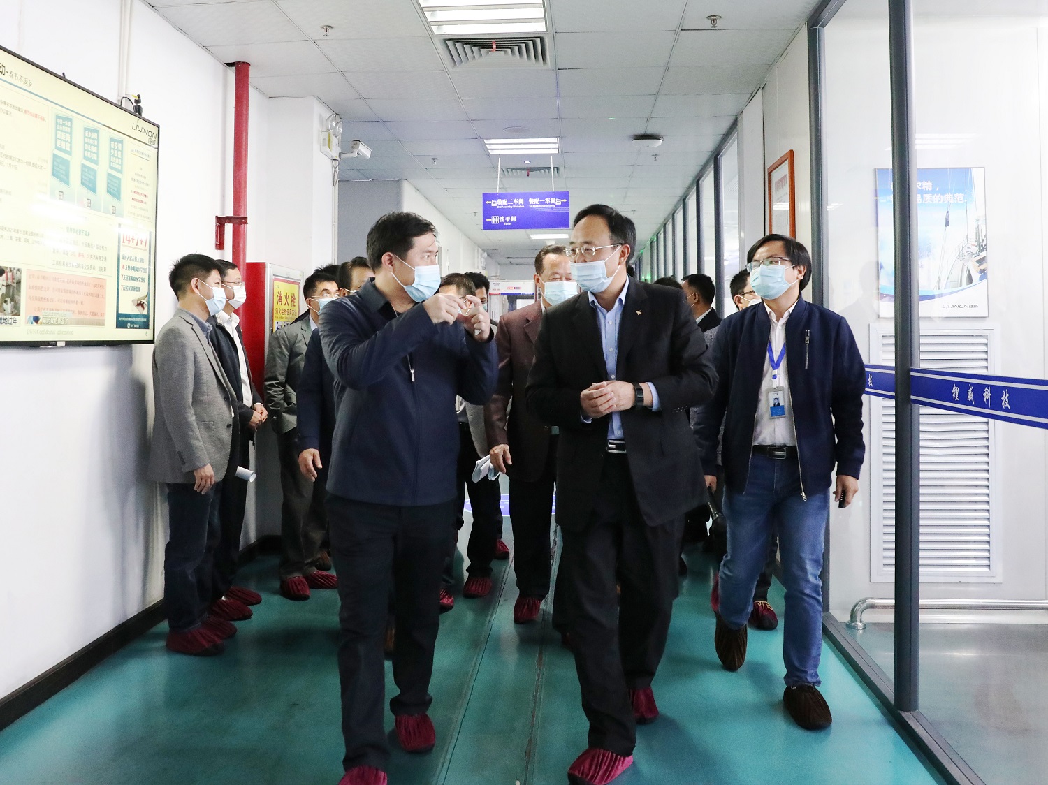 惠州市常務副市長何廣延蒞臨欣旺達博羅園區調研