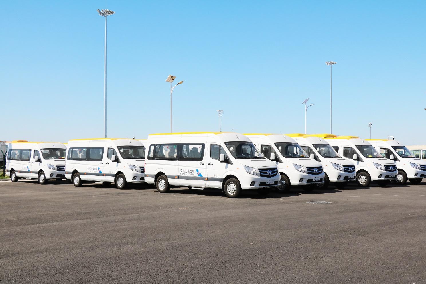 福田智藍新能源圖雅諾高端物流用車