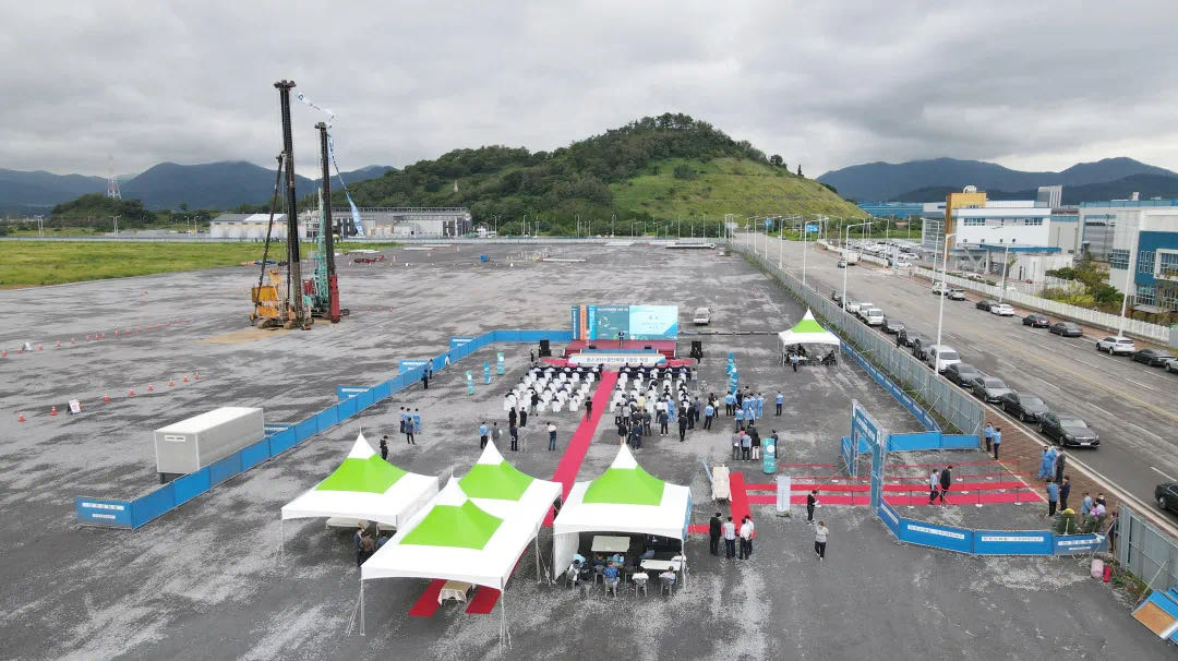 浦項華友循環再生韓國公司開工建設