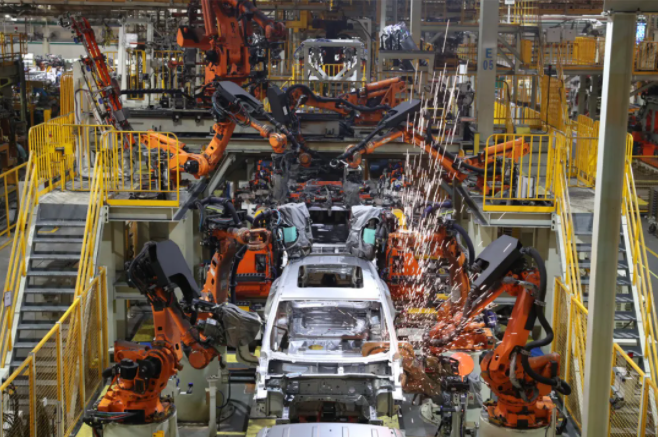 奇瑞自動化生產線 圖片來源：奇瑞控股集團