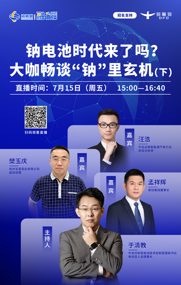 鈉電池時代來了嗎？大咖暢談“鈉”里玄機（下）