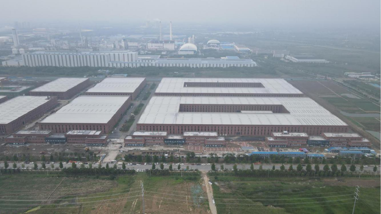 肥東基地負極材料項目俯瞰圖