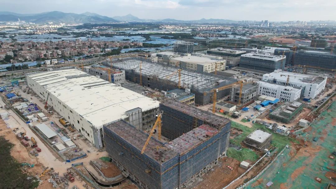 海辰儲(chǔ)能廈門(mén)鋰電二期項(xiàng)目施工現(xiàn)場(chǎng)