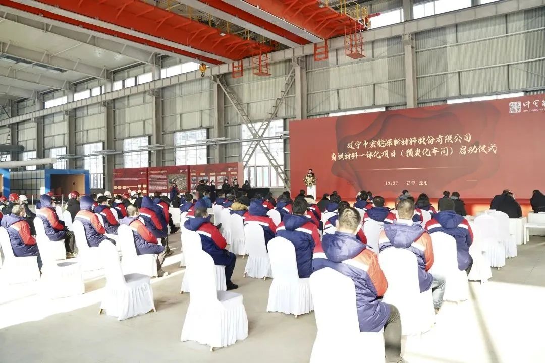 100億!遼寧中宏新能源鋰電池負極材料一體化項目竣工投產