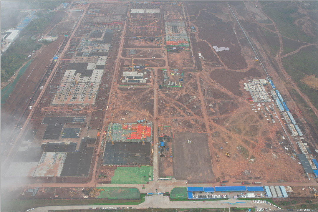 重慶基地一期一階段項(xiàng)目施工現(xiàn)場