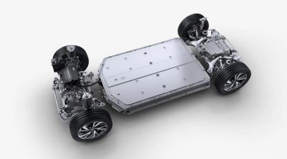 （配圖：第一代專(zhuān)用電車(chē)平臺(tái)的典型底盤(pán)）