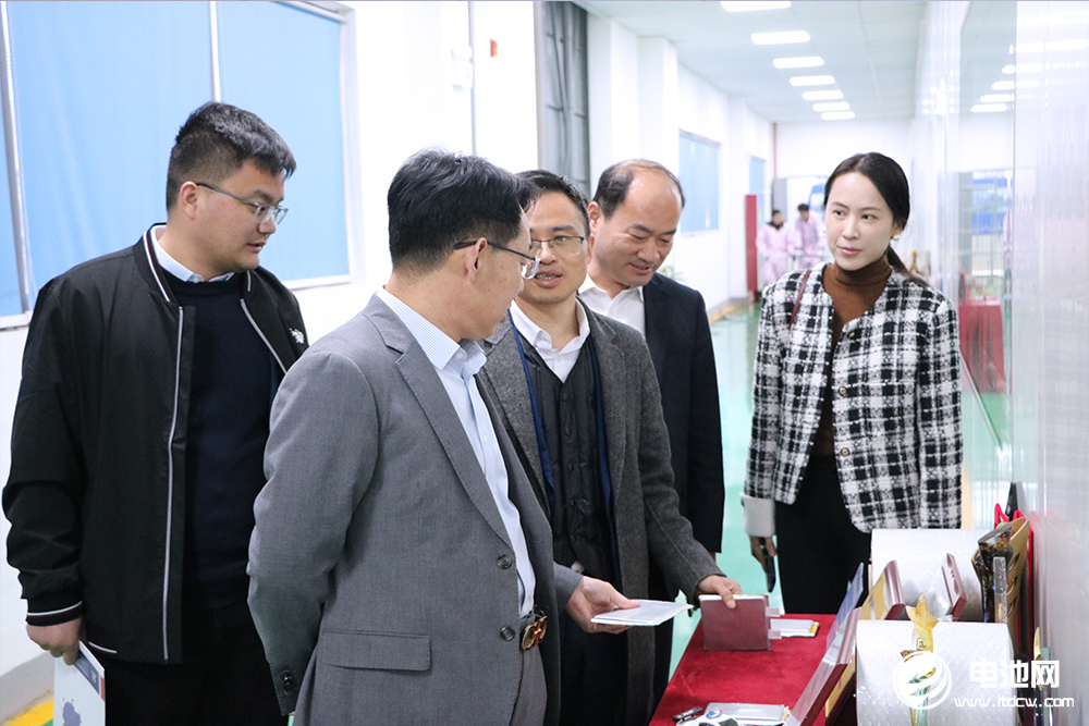 中國電池新能源產業鏈調研團一行參觀考察鋰盾材料